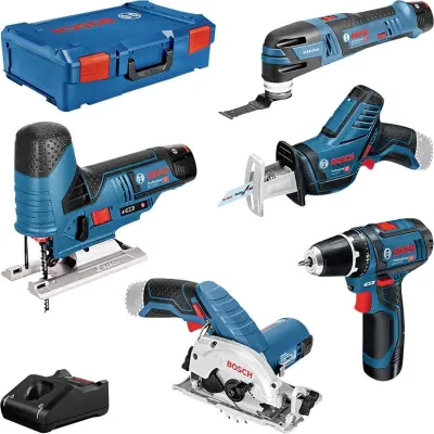 Bosch Professional 5 tool KIT + GBA + GAL + XL-Boxx 0615A0017C komplet orodja univerzalna  10-delni