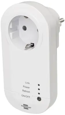 Brennenstuhl Connect WLAN vtičnica z oddajnikom 433 MHz WA 3600 LRF01 433  Brennenstuhl  1294840 Wi-Fi vtičnica    v notranjosti 3680 W