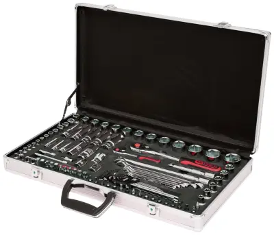 1/4&quot\,+1/2&quot\, CHROMEplus set nasadnih ključev\, 102 kos KS Tools 918.0702 9180702 komplet orodja