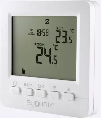 Sygonix SY-4500818  sobni termostat podometna tedenski program  1 kos