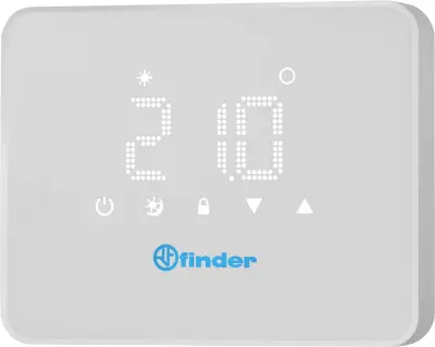 Finder 1T.91.9.003.0000 1T.91.9.003.0000 sobni termostat nadometna dnevni program  1 kos