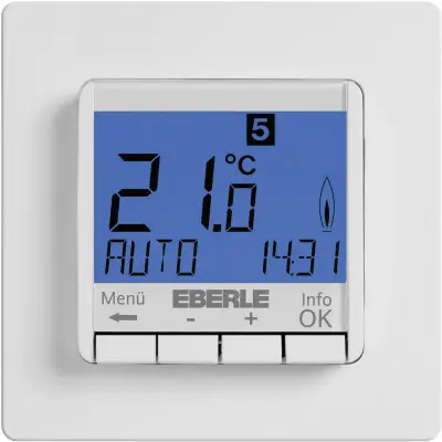 Sobni termostat\, podometni\, dnevni program 5 do 30 °C Eberle FIT-3R