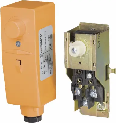 Termostat za pritrditev na cev 20 do 90 °C 100859