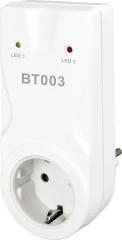 Vtičnica adapterja za sprejemnik Bluetooth za sobne termostate BT710 in BT010 Elektrobock  BT003 vtični adapter vmesni vtič   1 kos
