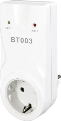 Vtičnica adapterja za sprejemnik Bluetooth za sobne termostate BT710 in BT010 Elektrobock  BT003 vtični adapter vmesni vtič   1 kos