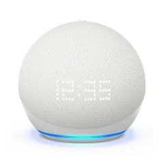 Alexa Echo Dot 5 ura bela Amazon Alexa z uro