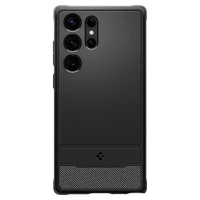 SPIGEN GALAXY S23 ULTRA RUGGED ARMOR ovitek MATTE BLACK