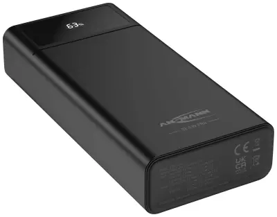 Ansmann PB322PD powerbank (rezervni akumulatorji) 24000 mAh  LiPo USB-A\, USB-C® črna