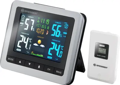 Bresser Optik MeteoTemp WTM 7007510 digitalna brezžična vremenska postaja Napoved za 12 do 24 ur