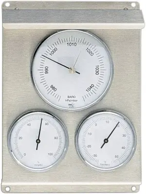 Analogna vremenska postaja TFA 20.2010.60 legirano jeklo\, notranja in zunanja uporaba