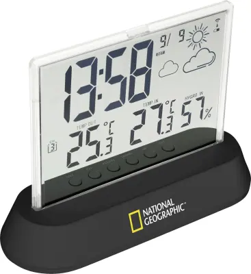 National Geographic Transparent 9070300 digitalna brezžična vremenska postaja