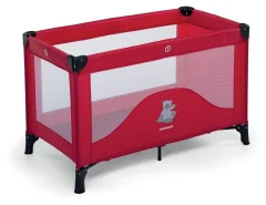 Prenosna Postelja  TEDDY TOUR red