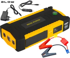 BLOW JS-19 zagonska baterija / jump starter, 16800mAh, powerbank, zaščita, varnostni dodatki, LED, 4x USB, kovček