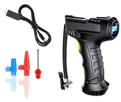 120W LED akumulatorski prenosni kompresor z LCD do 20L/min