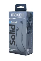 Maxell Brezžične slušalke SOLID črne