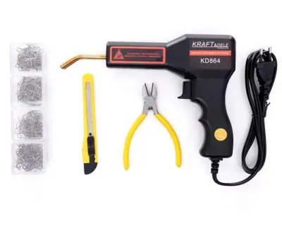 Električni spajkalnik 50W za varjenje plastike z LED + 200 sponk