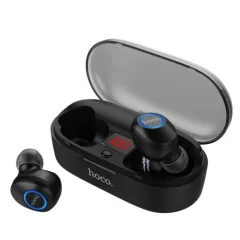 Brezžične bluetooth slušalke earpods TWS z mikrofonom in polnilno postajo 800mAh hoco premium