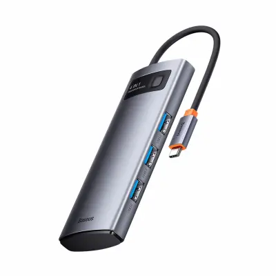 Baseus Hub USB TipC 4xA srebrn WKWG070013