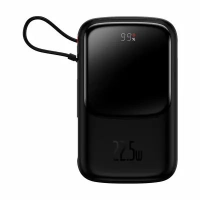 Baseus prenosna baterija 10.000mAh 22,5W PowerBank črna PPQD060101