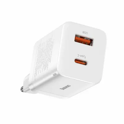 Baseus polnilec 30W USB TipC TipA ProQC bel CCSUPP-E02