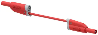 Electro PJP 2717-IEC-CD1-50R merilni vod lamelni vtič 4 mm lamelni vtič 4 mm 50 cm rdeča 1 kos