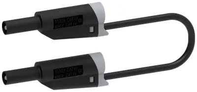 Electro PJP 2717-IEC-CD1-50N merilni vod lamelni vtič 4 mm lamelni vtič 4 mm 50 cm črna 1 kos