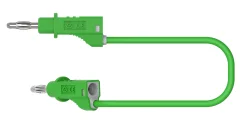 Electro PJP 2117-CD1-50V merilni kabel [banana moški konektor - banana moški konektor] 50 cm zelena 1 kos