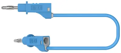 Electro PJP 2117-CD1-50Bl merilni vod banana moški konektor banana moški konektor 50 cm modra 1 kos