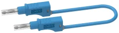 Preskusni kabel z bananastim vtičem\, ki ga je mogoče zložiti na enega\, + izvlečni tulec\, PVC 2\,5 mm²\, 2\,0 m\, moder Electro PJP 2217/600V-CD1-200Bl merilni kabel [banana moški konektor