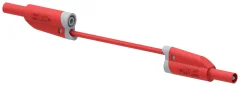 Electro PJP 2717-IEC-CD1-100R merilni kabel [lamelni vtič 4 mm - lamelni vtič 4 mm] 1.00 m rdeča 1 kos