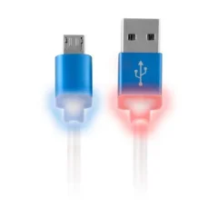 Micro USB kabel z LED diodami