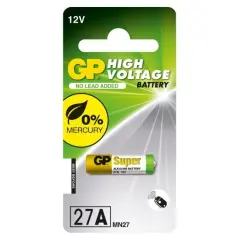 Posebna visokonapetostna baterija GP 27 A 12 V A27\, E27A\, V27A\, V27PX\, V27GA\, L728\, L828\, MN27\, G27A\, GP27A\, WE27A\, CA22\, UM27A