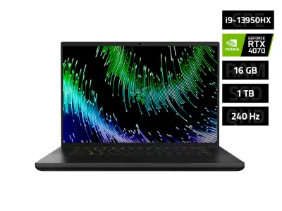 RAZER Blade 16 QHD 240Hz, i9-13950HX16GB/1TB SSD/RTX 4070/W11 Home gaming prenosni računalnik