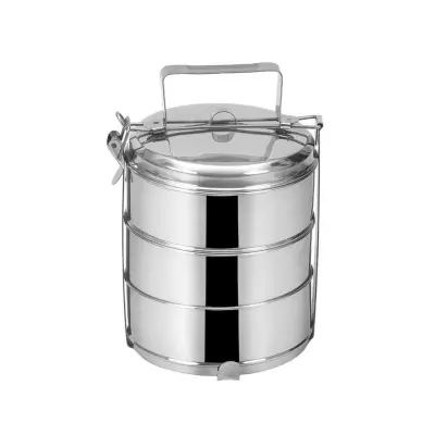 Posoda za prenos hrane, menažka 3-delna / 3x1L / inox