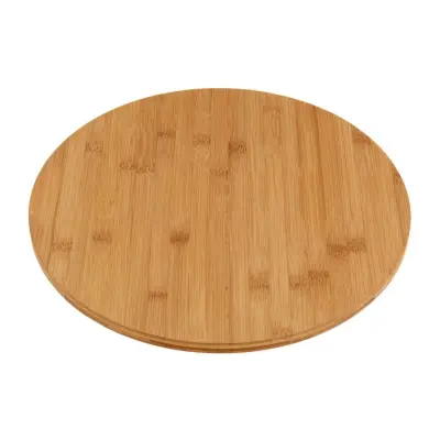 Lesena vrtljiva deska za narezek bambus 35cm /  les