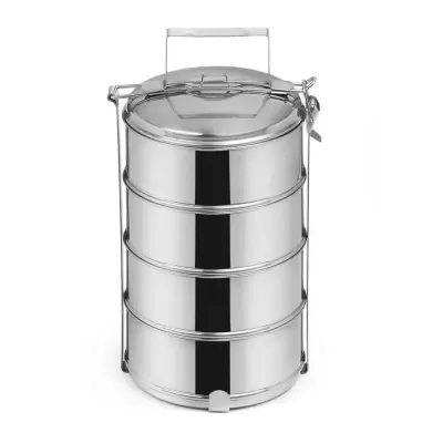 Posoda za prenos hrane, menažka 4-delna / 4x1L / inox
