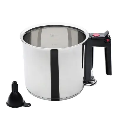 Lonec za mleko, Bagnomaria 1,5l / inox / indukcija