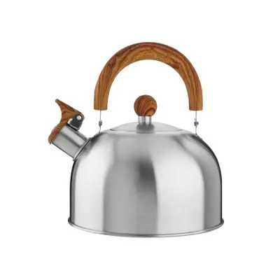 Čajnik z ročajem / 2,5l / inox, pvc / indukcija