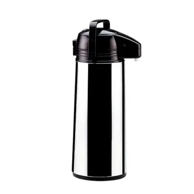 Termo posoda s črpalko Airport 1,9l / inox, pvc, steklo