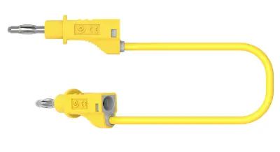 Electro PJP 2117-CD1-200J merilni vod banana moški konektor banana moški konektor 2.00 m rumena 1 kos