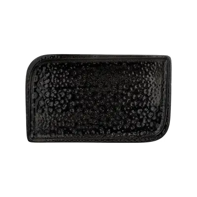 Pravokoten krožnik Attitude Browny 24x15cm / okrogel / porcelan