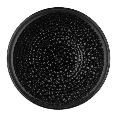 Krožnik plitev rob Attitude Browny 27cm / okrogel / porcelan