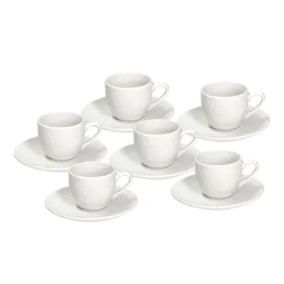 Golf bel set 6kos skodelice za espresso 90ml s podstavkom / porcelan