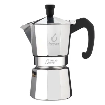 Zelena kafetiera Miss Prestige / za 9 skodelic / aluminij / indukcija
