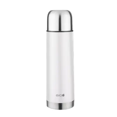 Termo steklenica 0,5l / bela mat / inox, pvc