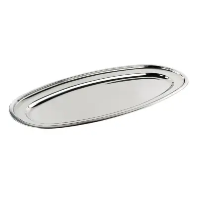 Pladenj ovalen za ribo 70cm / inox