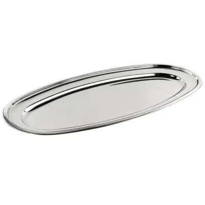 Pladenj ovalen za ribo 80cm / inox