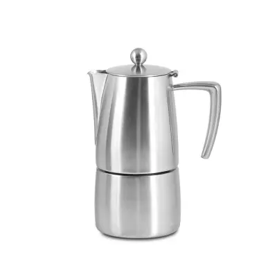 Slancio kafetiera espresso satinirana / za 2 skodelici / inox / indukcija
