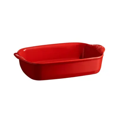 Keramični pekač 30x19cm / 1,55l / rdeč