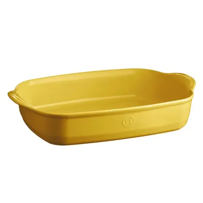 Keramični pekač 42,5x28cm / 4l / rumen